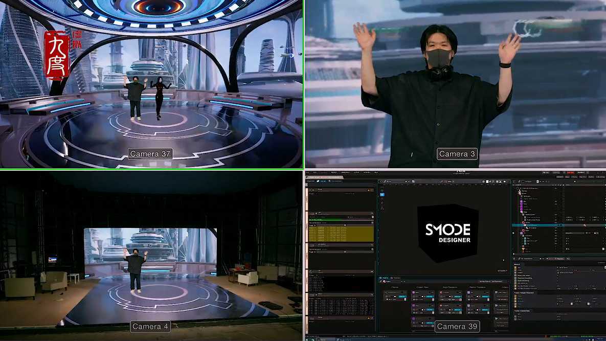 SMODE XR虚拟直播+虚拟人实时互动，虚拟偶像实时动作捕捉