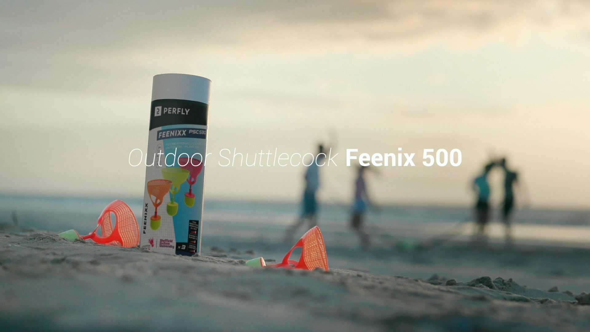 迪卡侬羽毛球Outdoor Shuttlecock Feenix 500