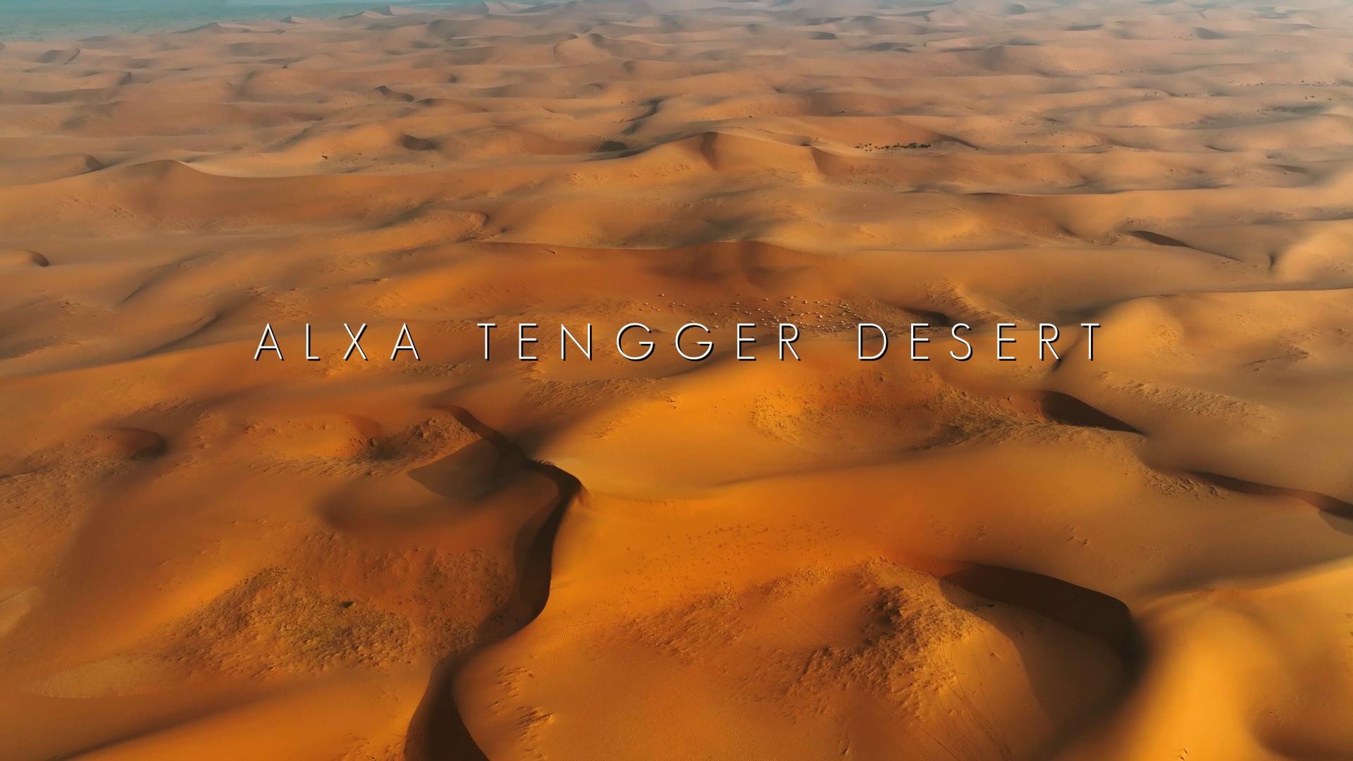 《色彩· 沙漠 》内蒙古阿拉善腾格里沙漠【4K60帧】