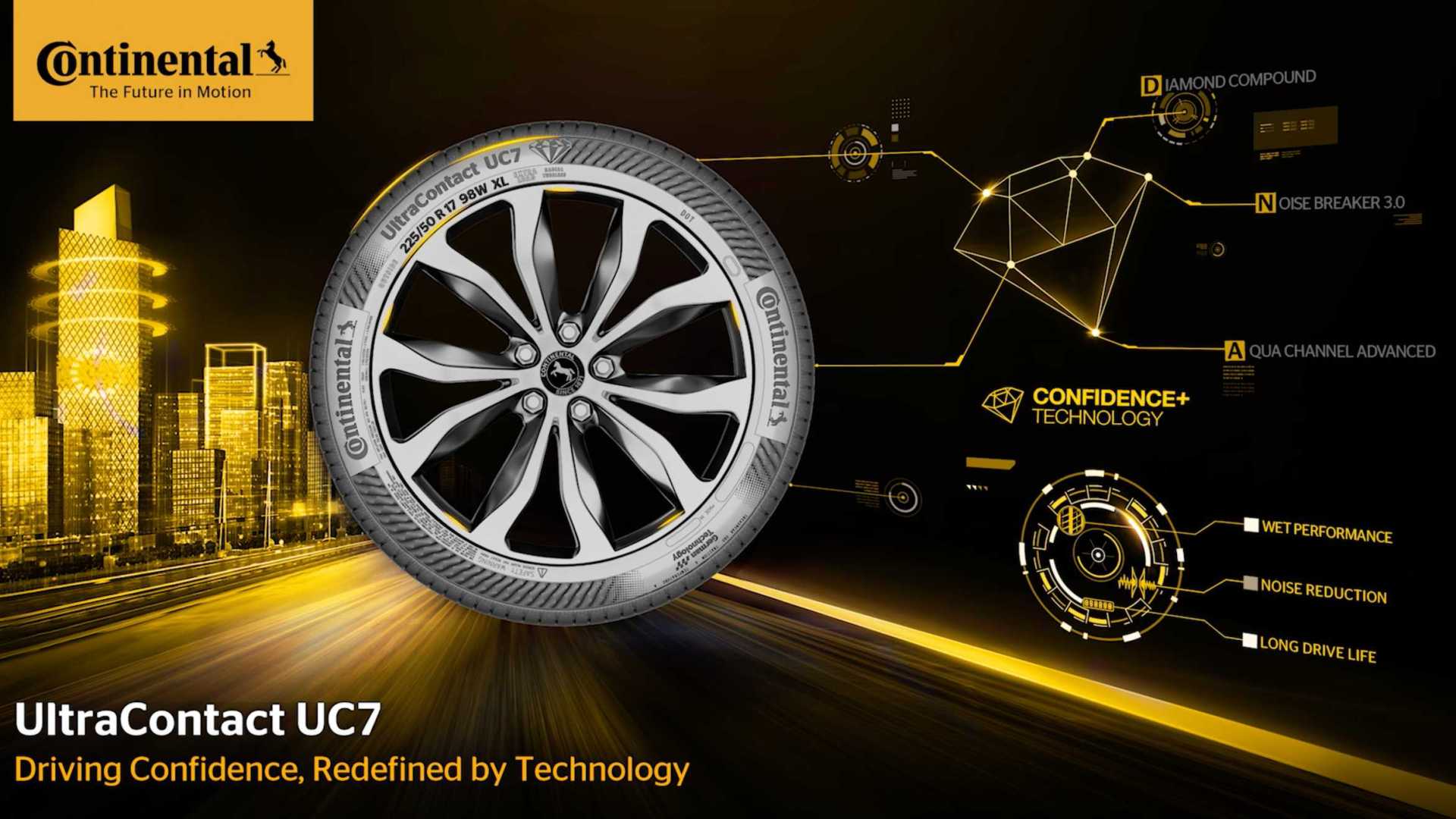 马牌轮胎 Continental UC7 3D动画