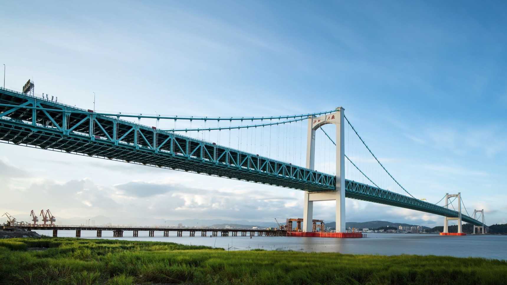 温州瓯江北口特大桥延时摄影