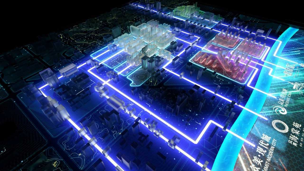 水晶电子建筑沙盘动画（部分）
