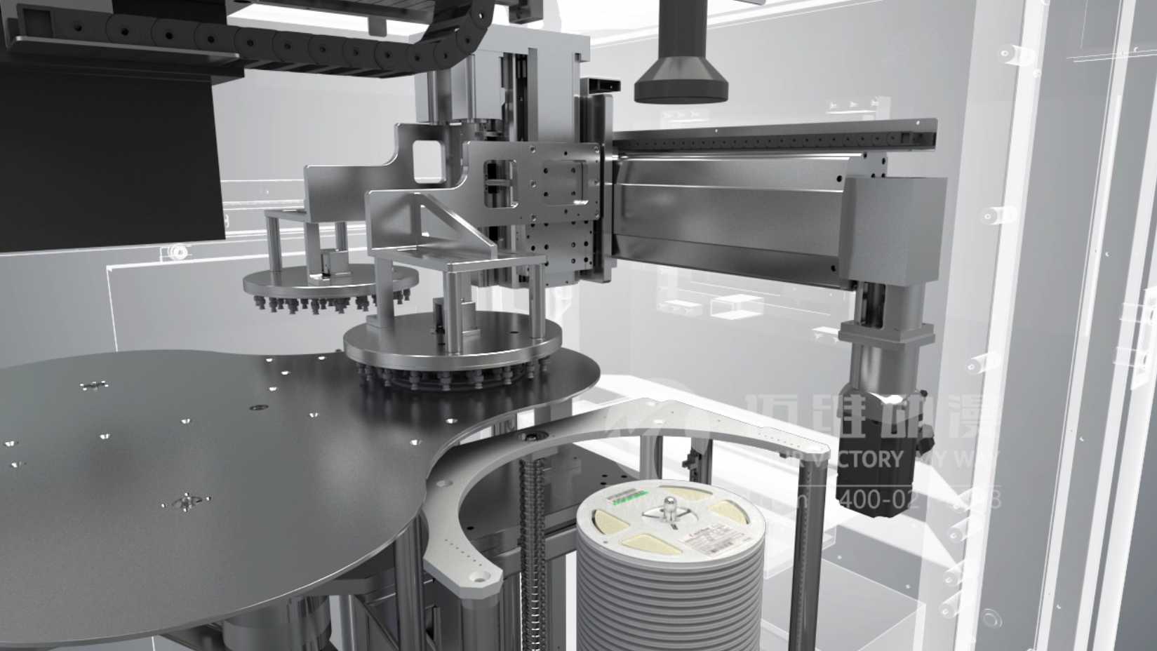 工业机械设备点量机产品动画演示-工业三维动画制作公司