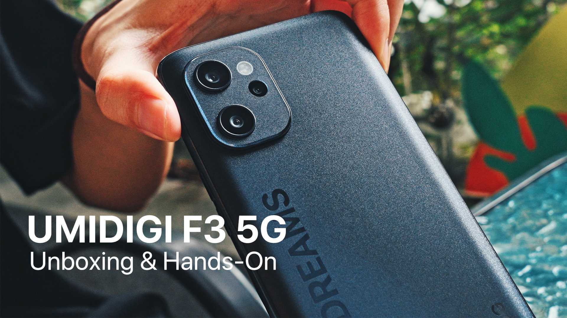 智能手机品牌UMIDIGI F3 5G户外开箱视频