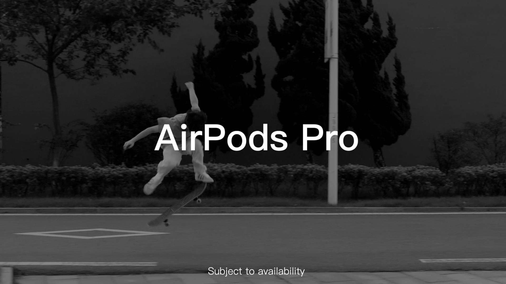 AirPods Pro丨Slide 滑行丨青岛电影学院大二电影造型艺术第一周作业