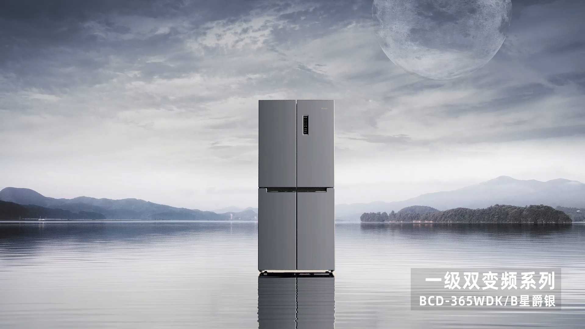 奥马冰箱BCD-365WDK/B星爵银