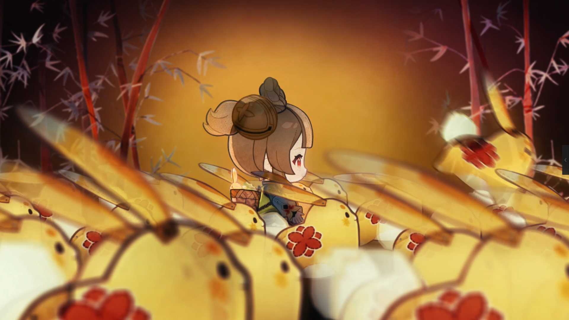 原神材料定格动画：兔年跟瑶瑶和月桂一起探索海灯节！
