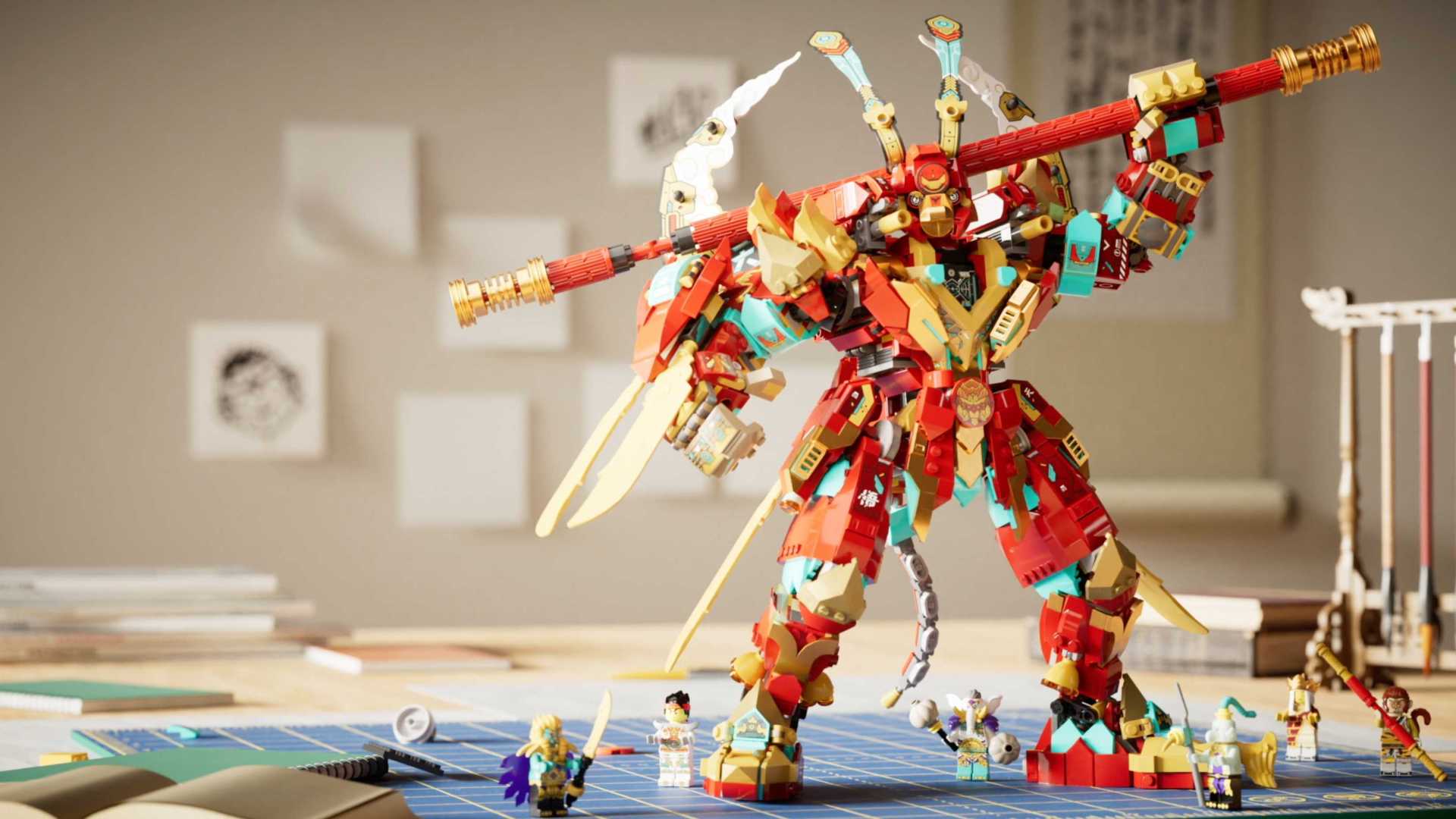 LEGO 齐天大圣终极变形机甲产品演示