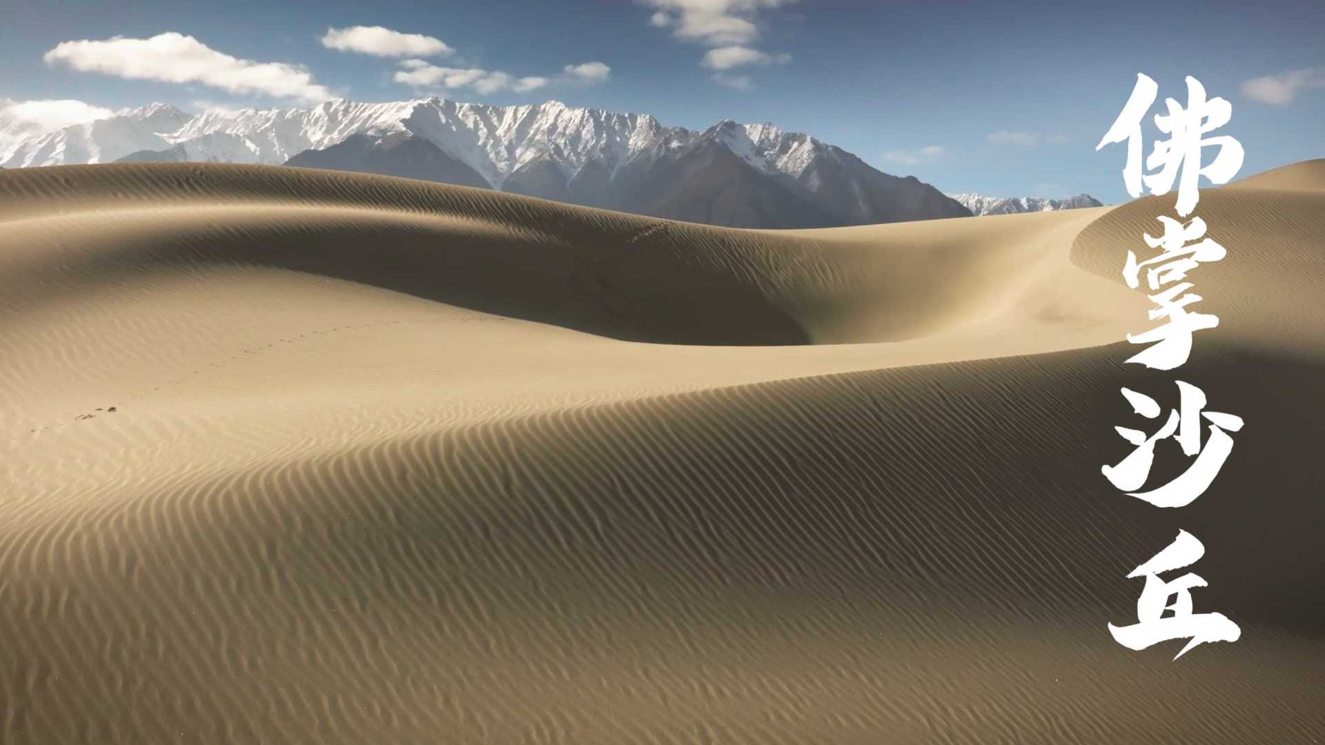西藏 林芝 佛掌沙丘