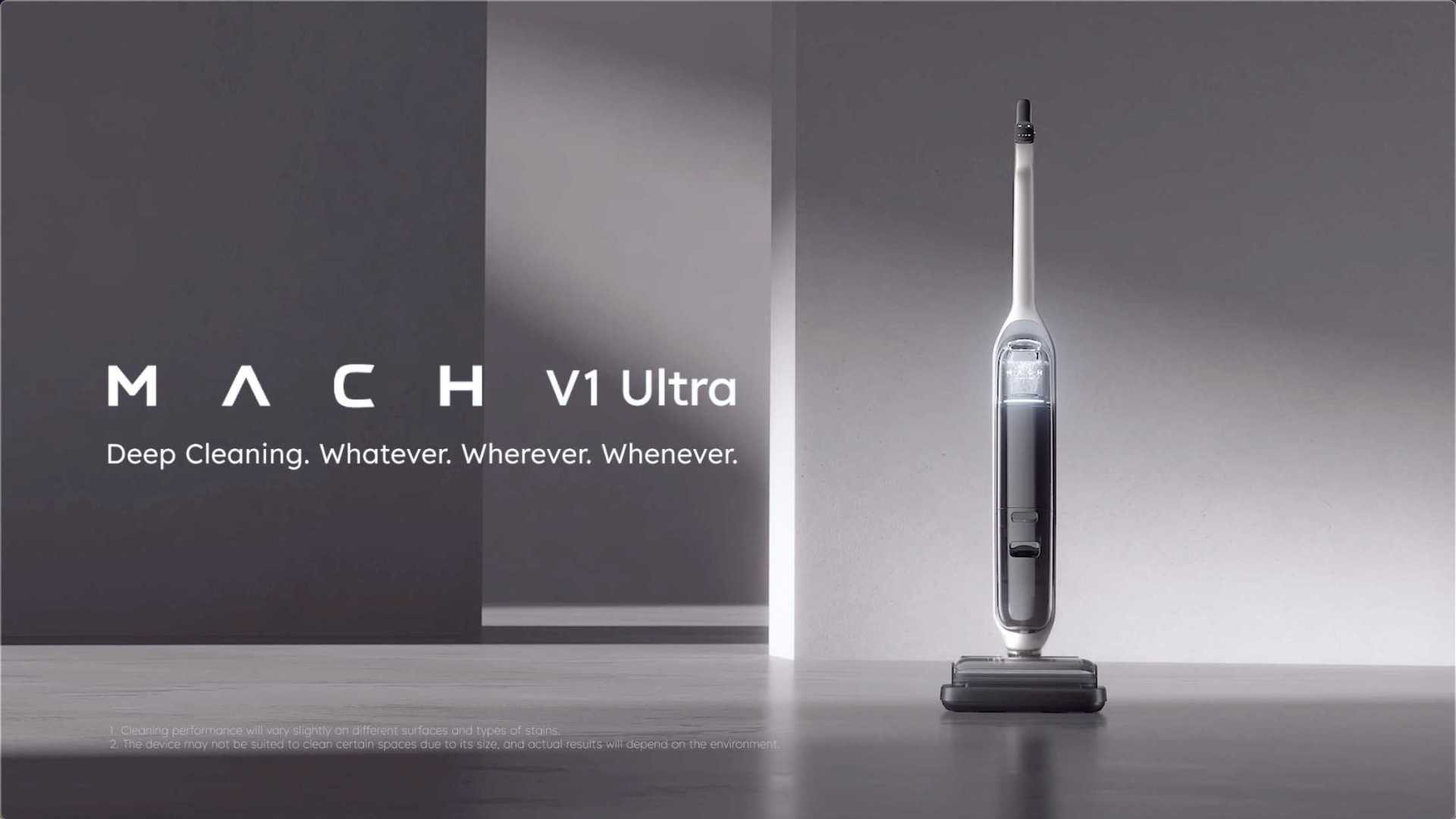MACH V1 Ultra  无线蒸汽洗地机 |  清洁工具究极进化体