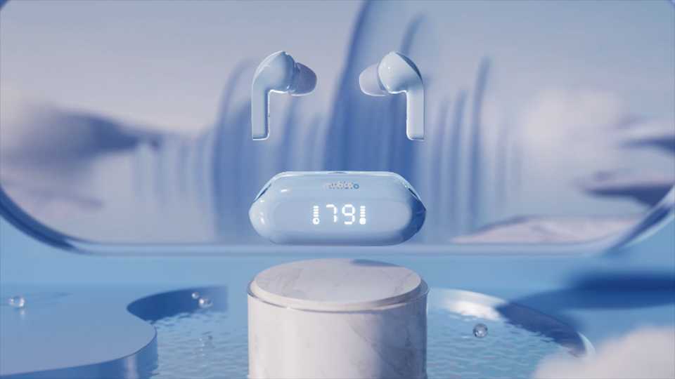 Mibro Earbuds 3&3pro蓝牙耳机产品CG三维动画制作
