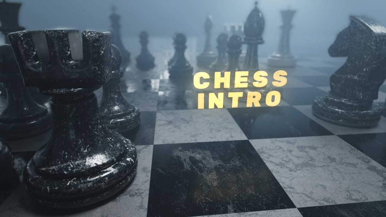 AE模板 | 电影3D国际象棋锦标赛开场白