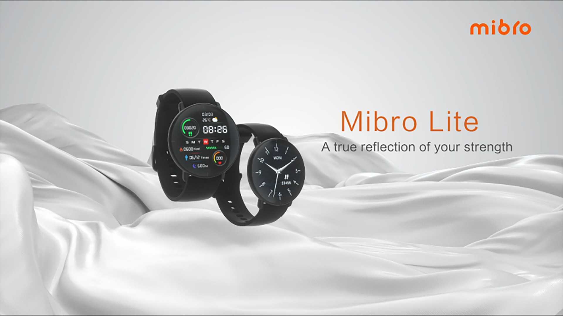 Mibro Lite智能运动健康手表产品电商短片实拍三维CG制作
