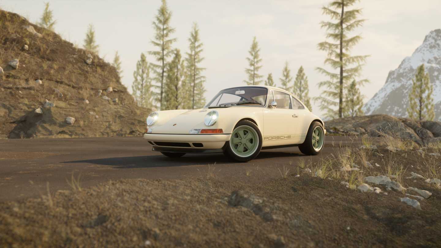 Porsche Singer 3D动画 原创作品