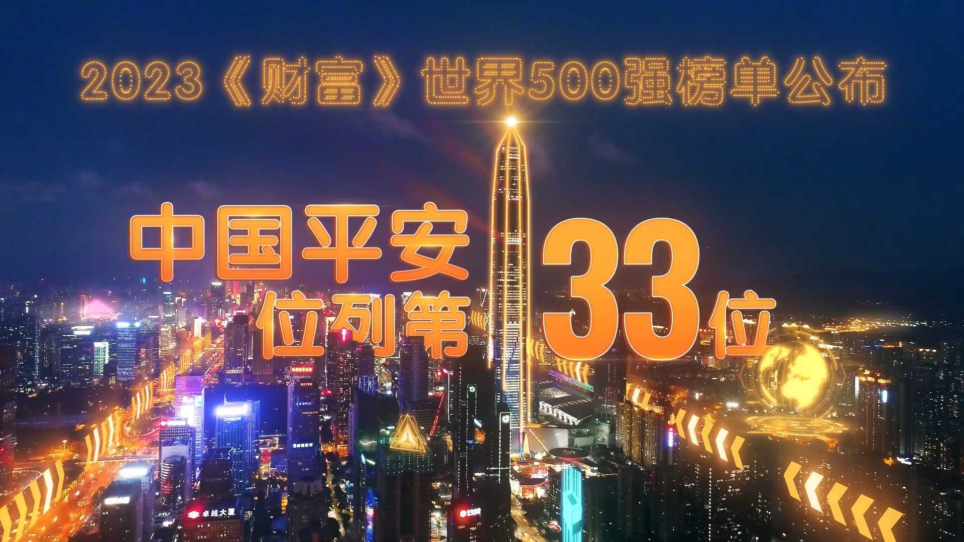 中国平安世界500强榜单视频