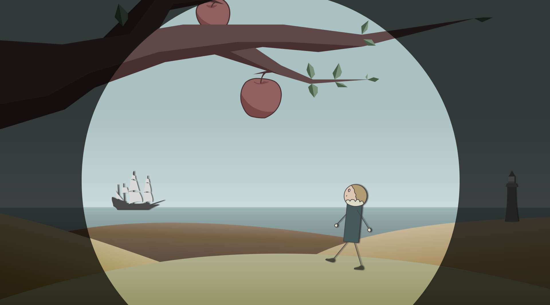 牛顿和苹果的故事