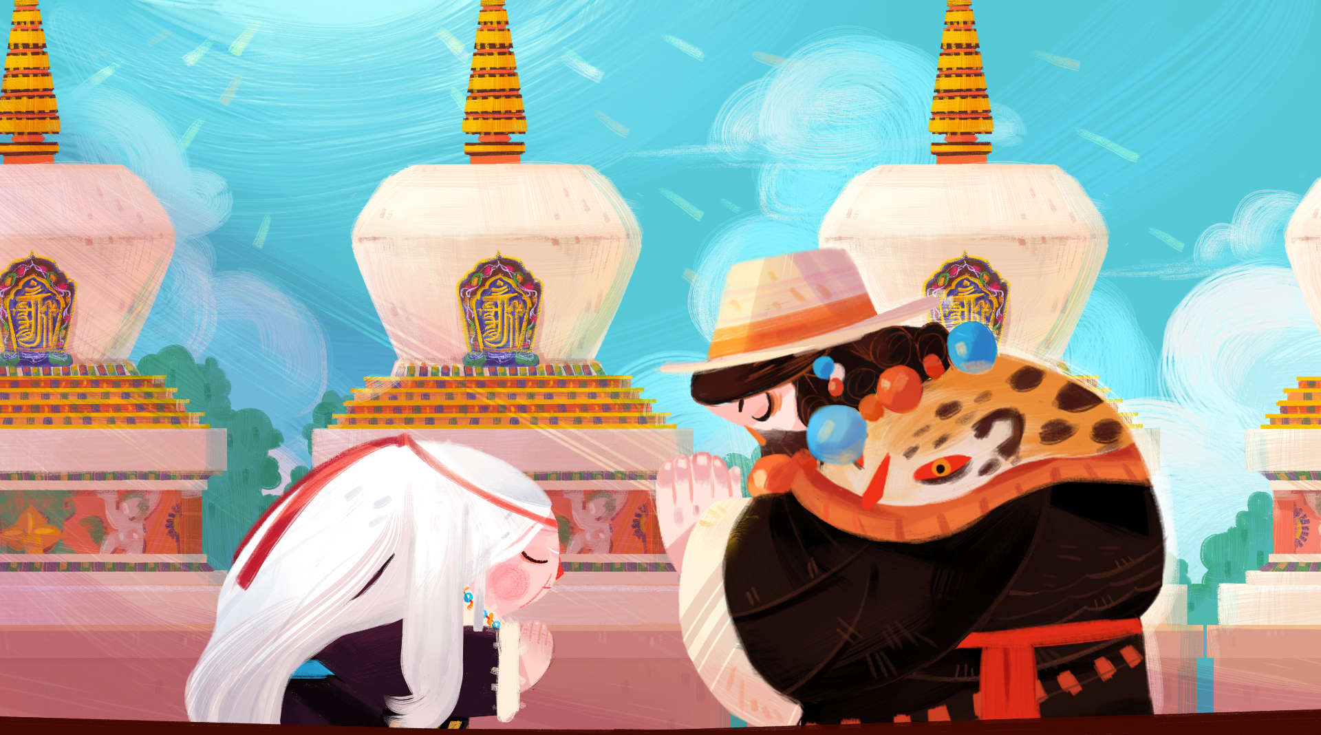 一个佛教动画精彩短片《卡地卡哇寺》