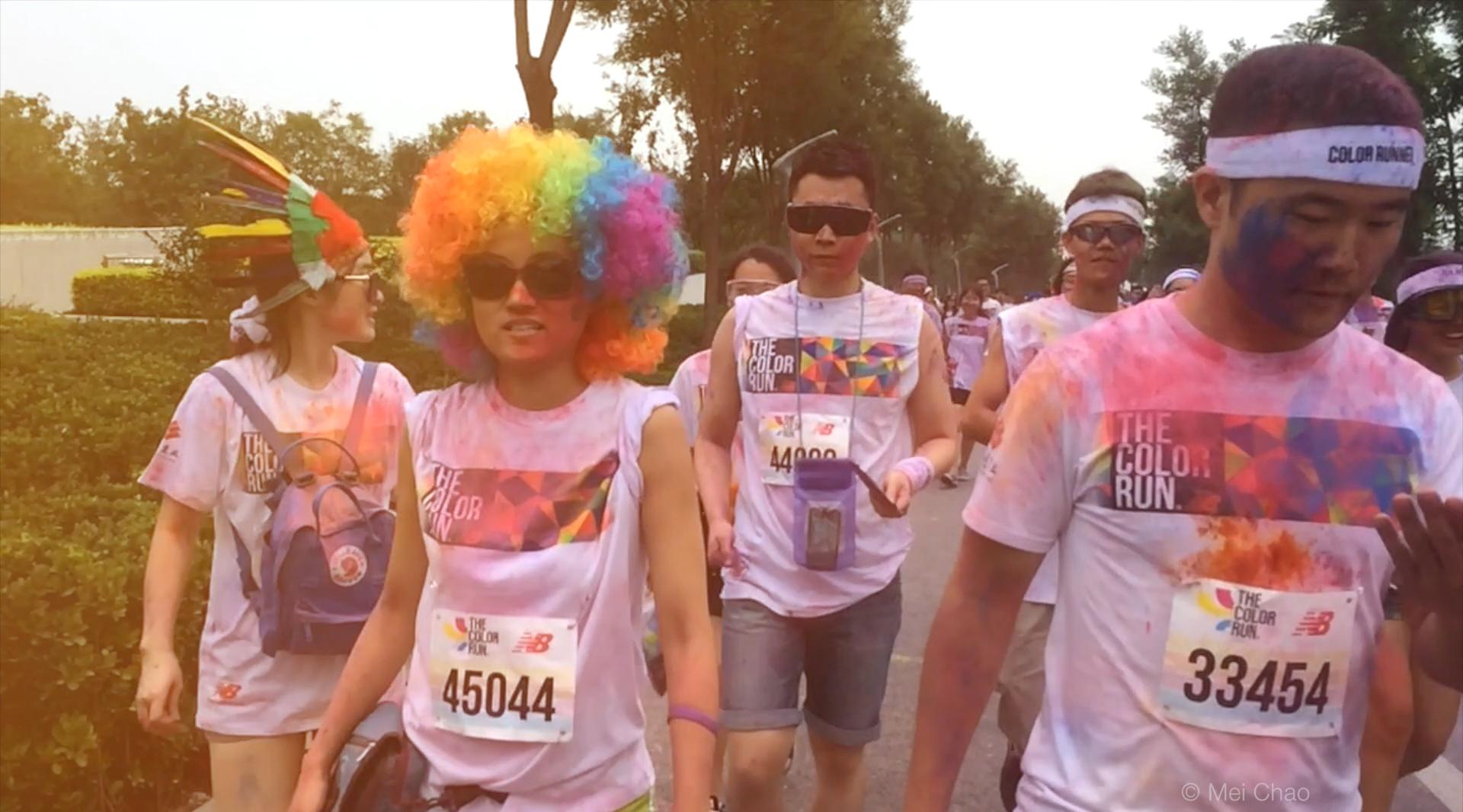 欢乐彩色跑 北京站（手机摄影短片）2014 The Color Run