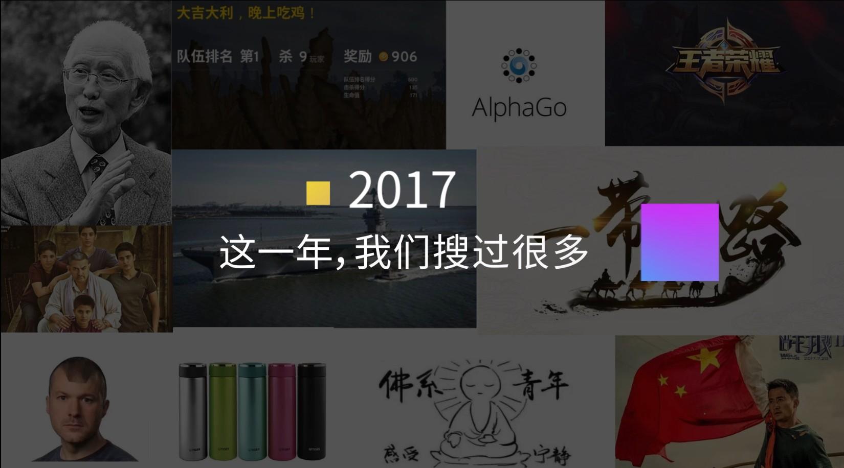 2017年度购物搜索词TOP10