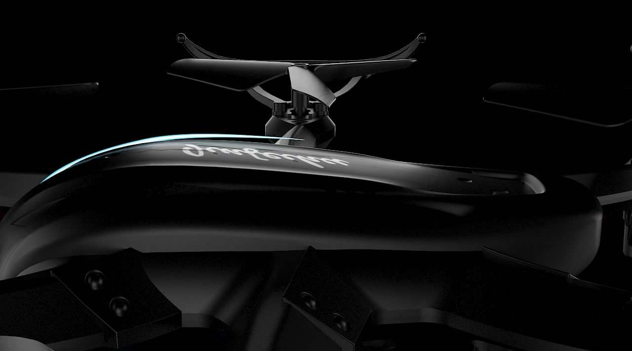 四轴飞行器三维动画无人机产品功能演示