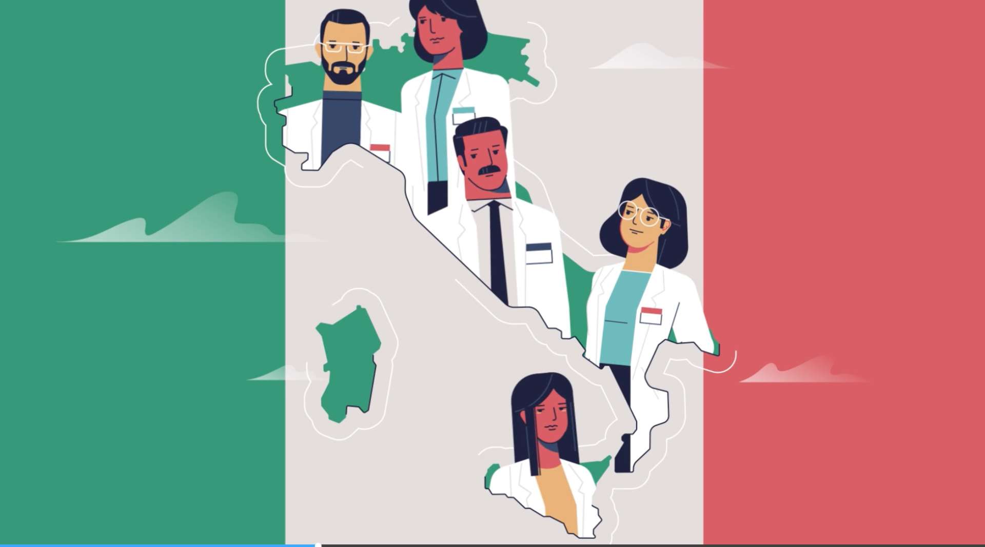 意大利创业公司Doctorsinitaly的60秒动画