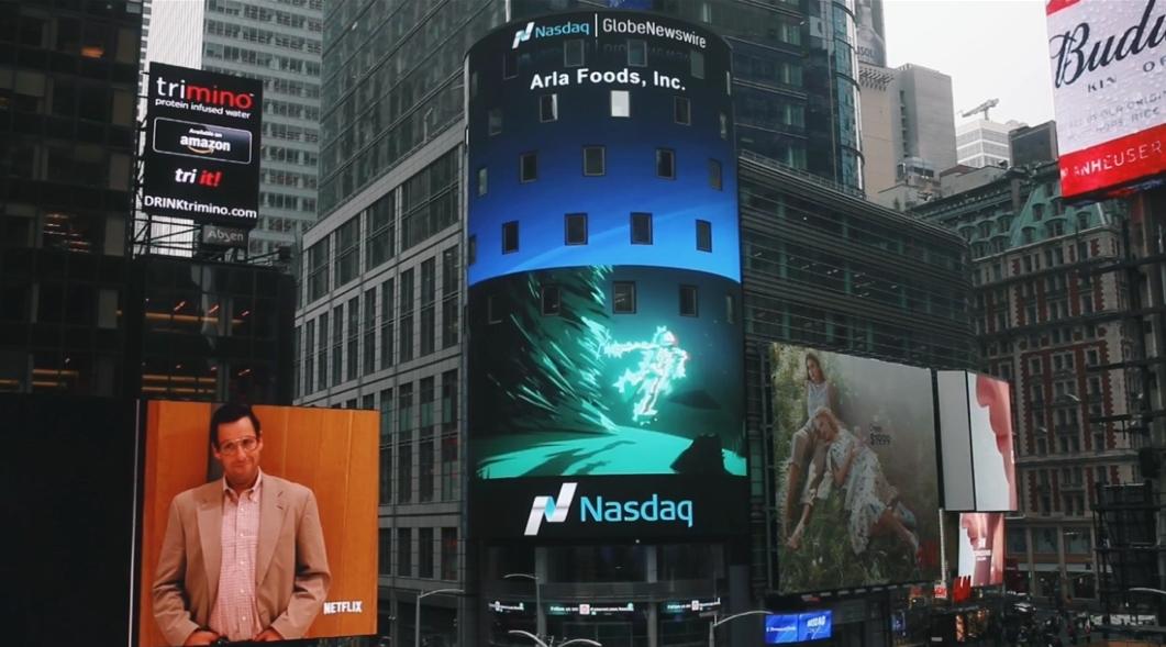 一二映像：纽约时代广场路透屏纳斯达克大屏30S广告改版升级最新