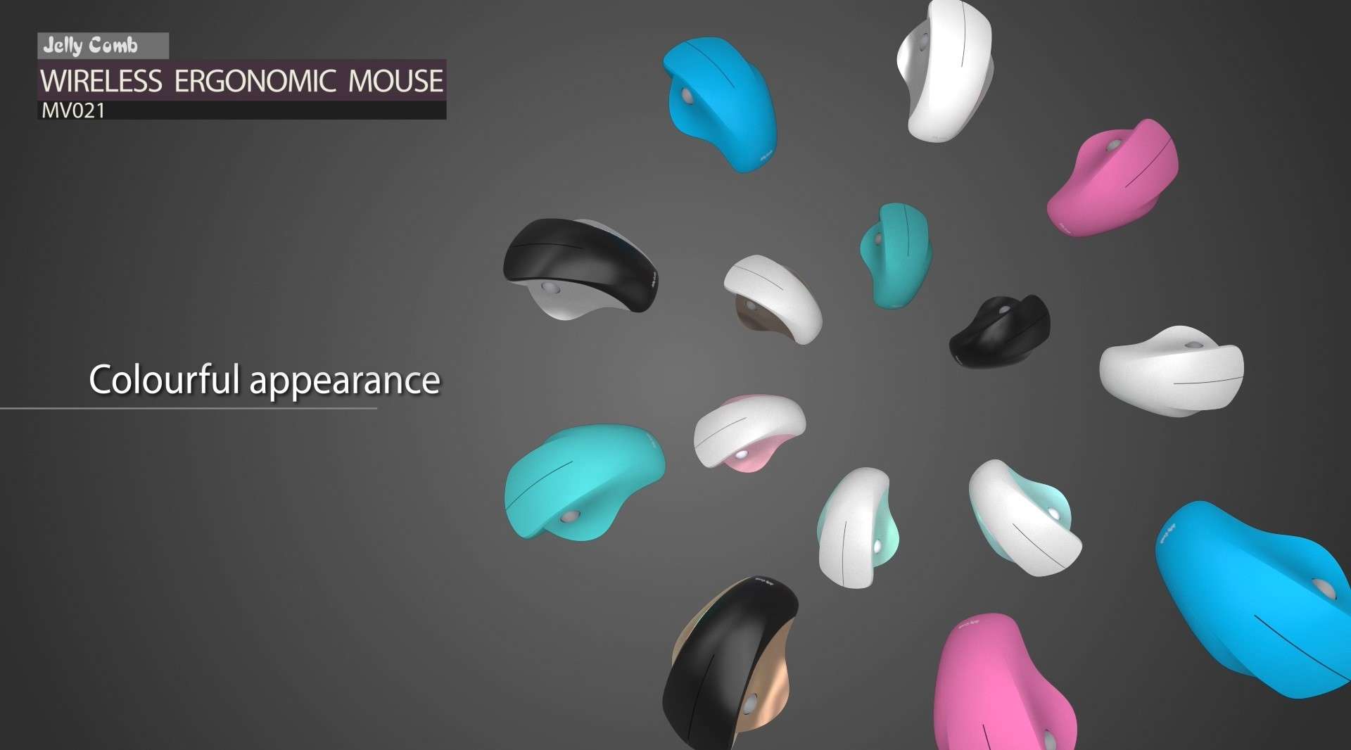 WGSB三维鼠标深色版3D产品动画
