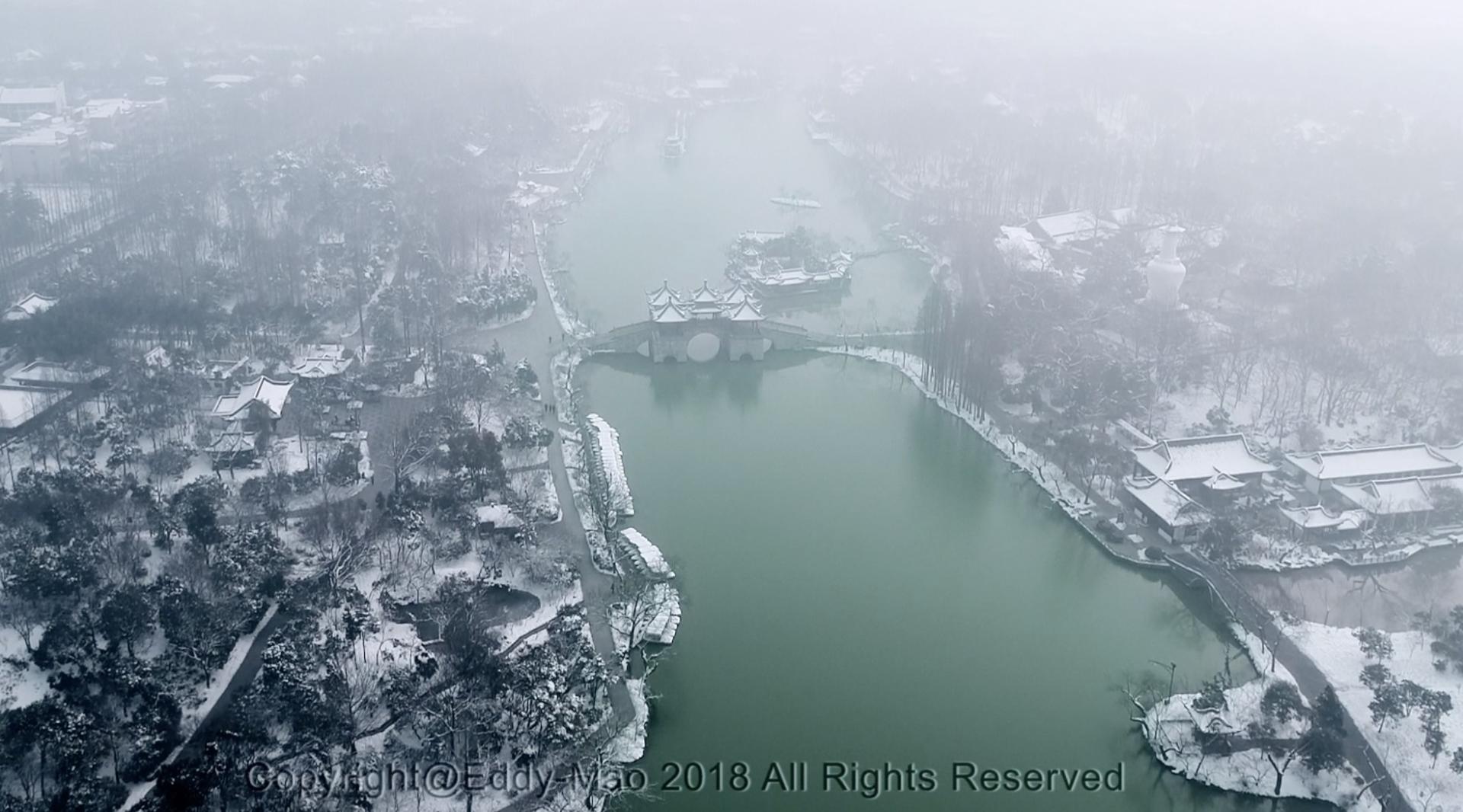 一瞥扬州--雪之城