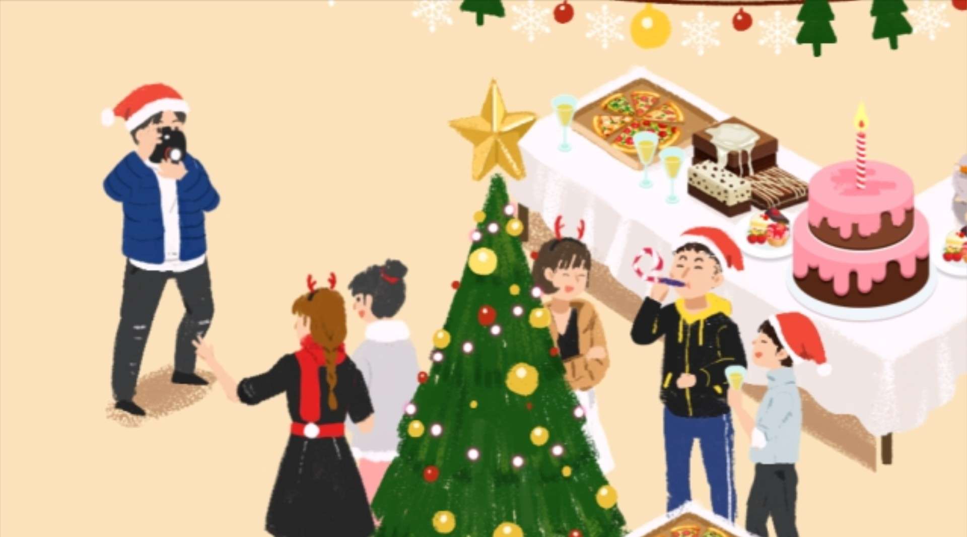 圣诞节动画/企业活动宣传片【京基】