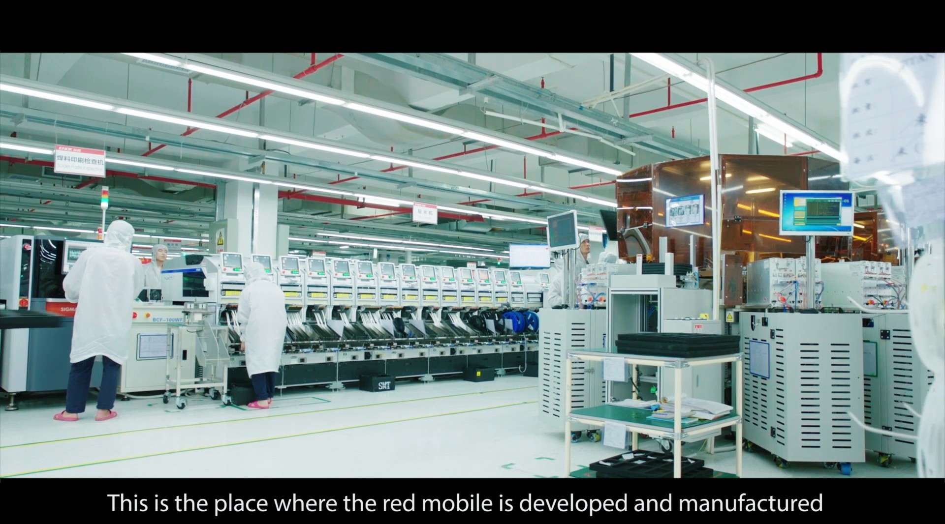 RED Mobile 手机工厂宣传视频