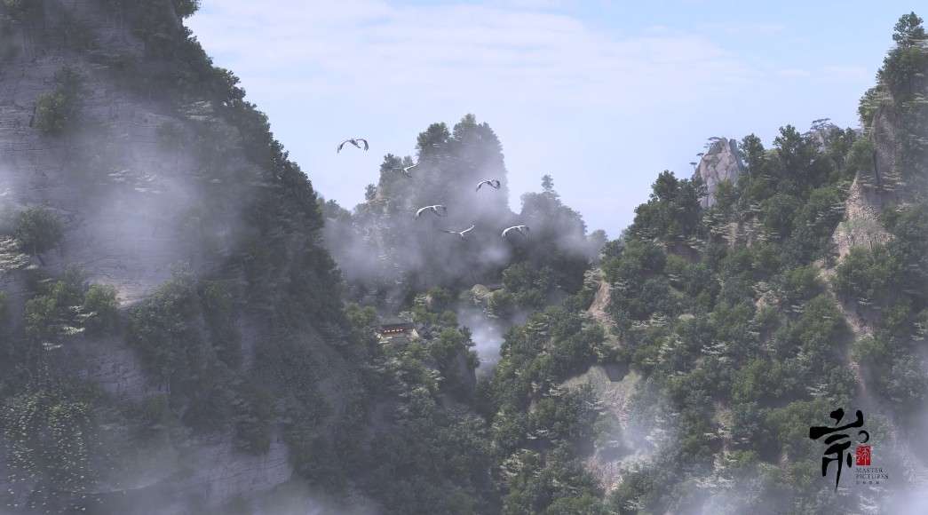 《天台山》三维动画