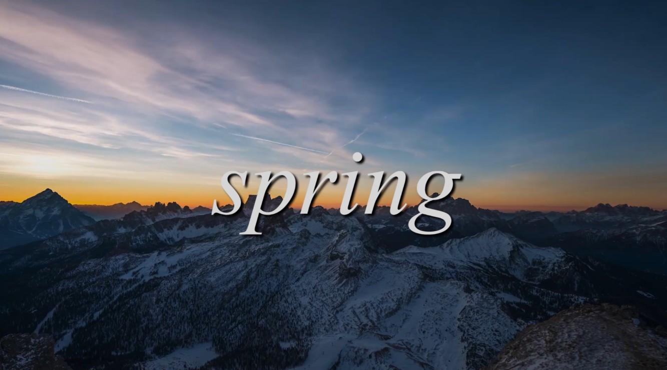 【spring】| 戴上耳机，聆听大自然的奏乐