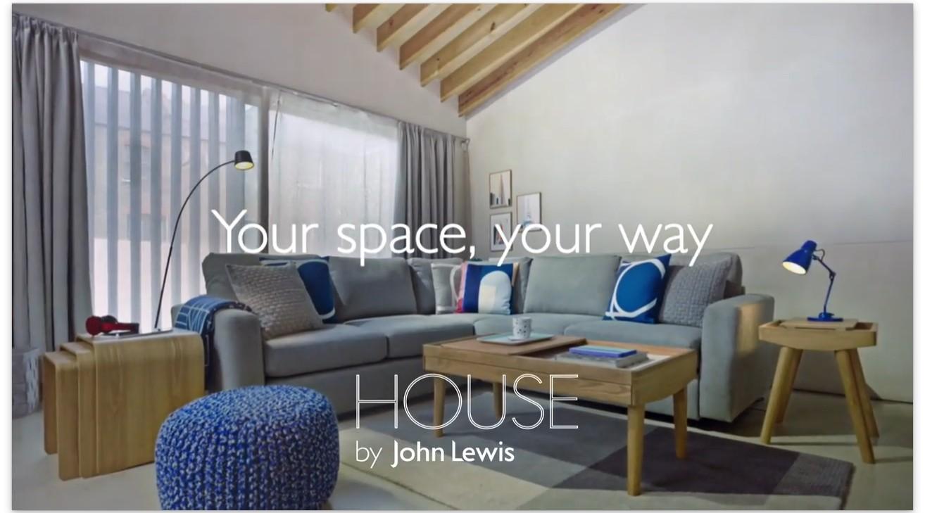 英国著名百货商场John Lewis 创意广告，Your space，your way