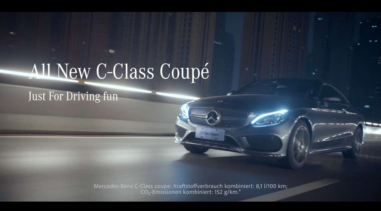 梅赛德斯奔驰 Mercedes C-Class Coupe【自制广告】