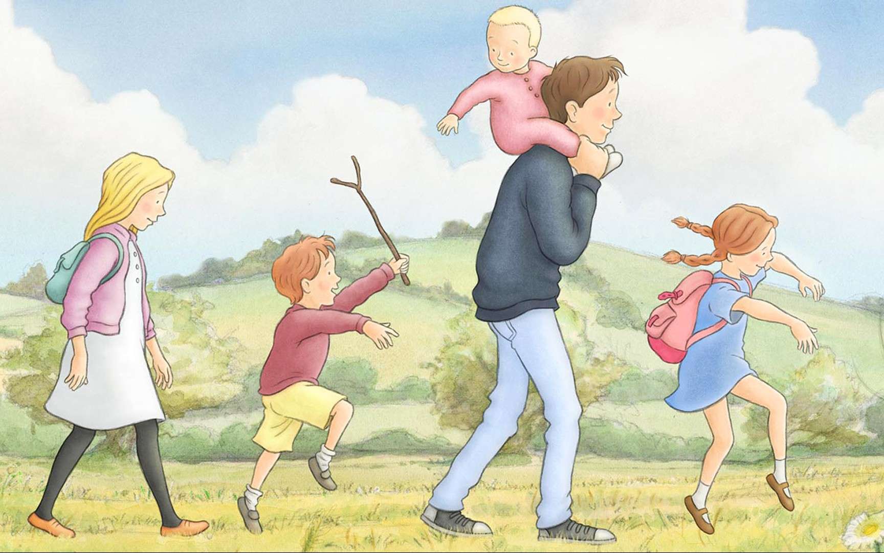 英国著名儿童绘本改编动画《我们一起去猎熊》