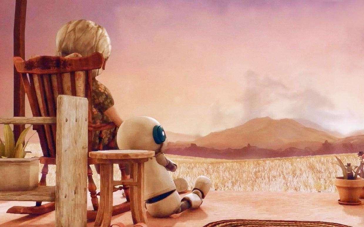 3D温情催泪动画《机器人与孤独婆婆》