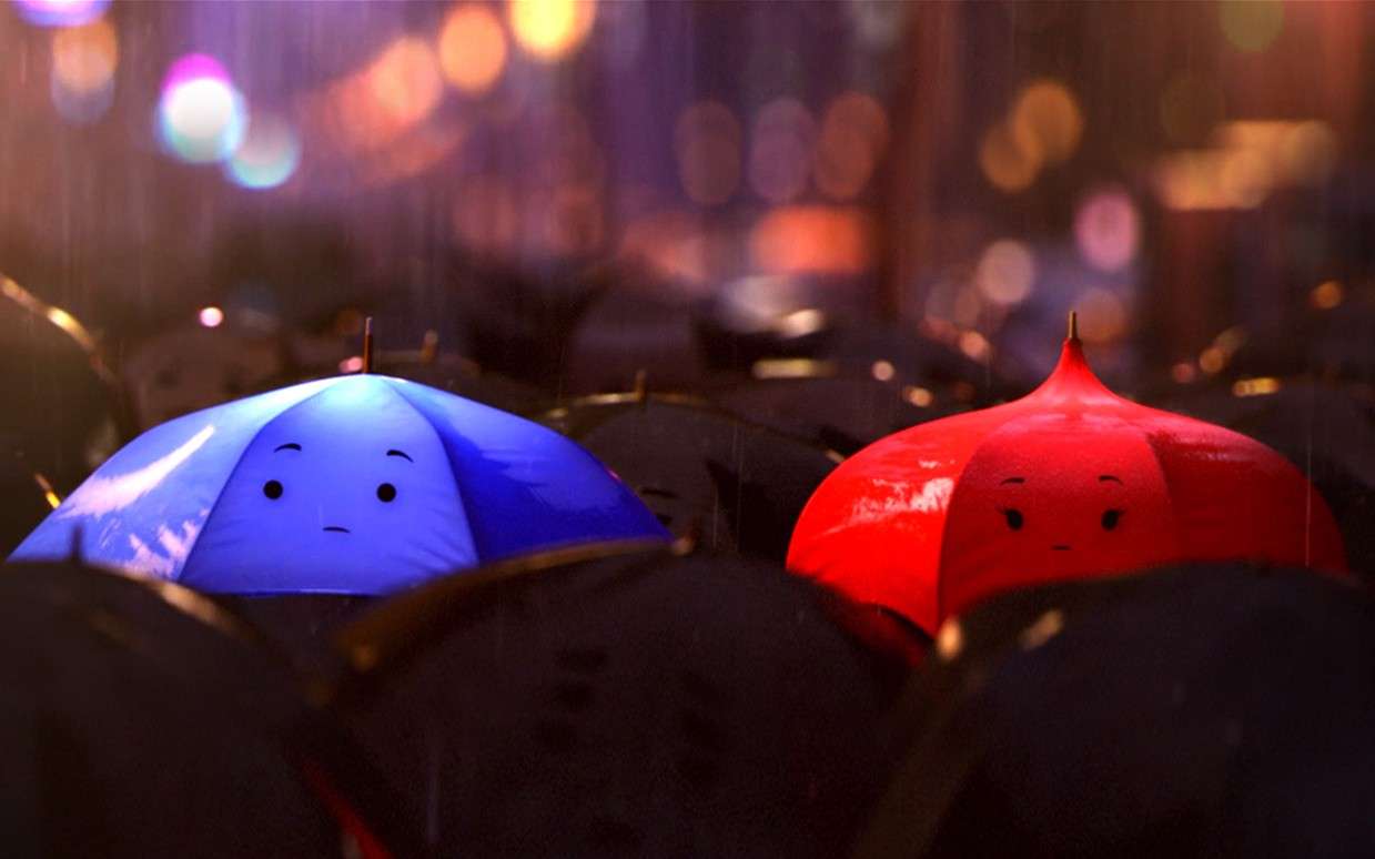 皮克斯动画短片《蓝雨伞之恋》