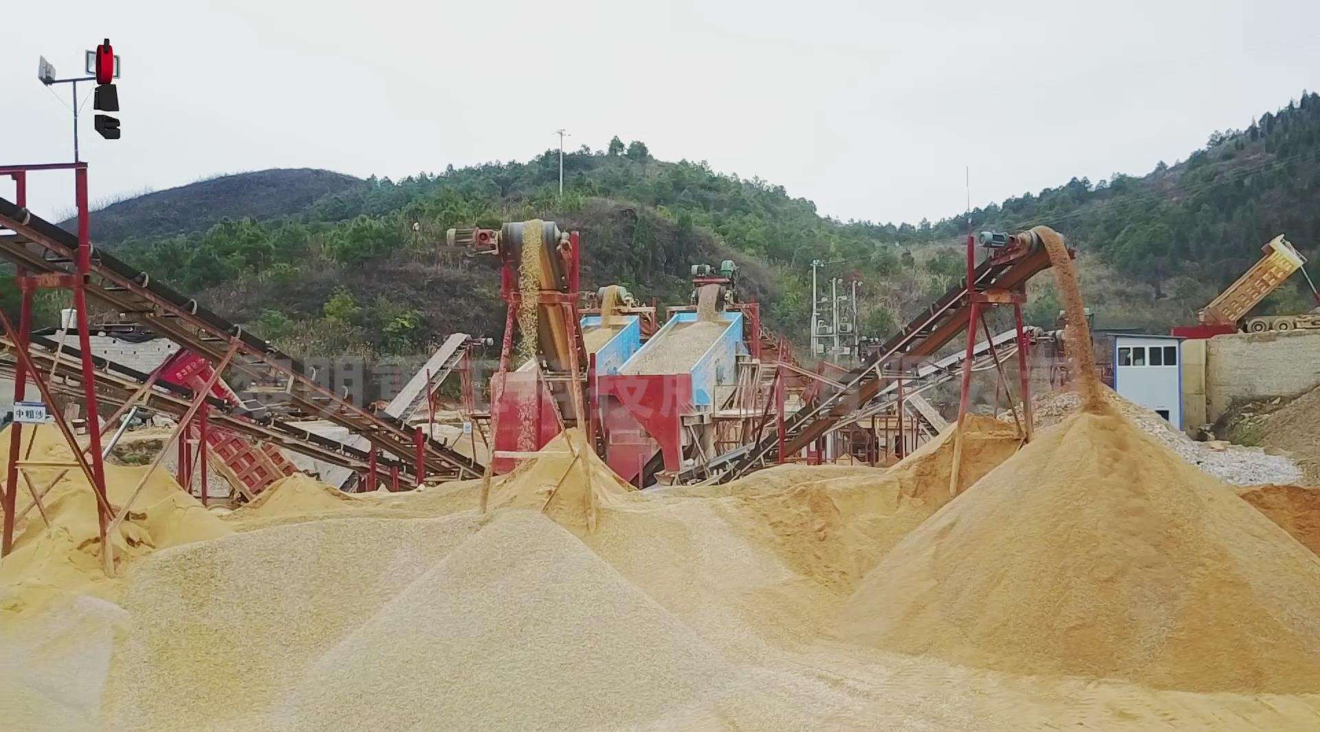 贵州铜仁碎石制砂生产线工艺流程展