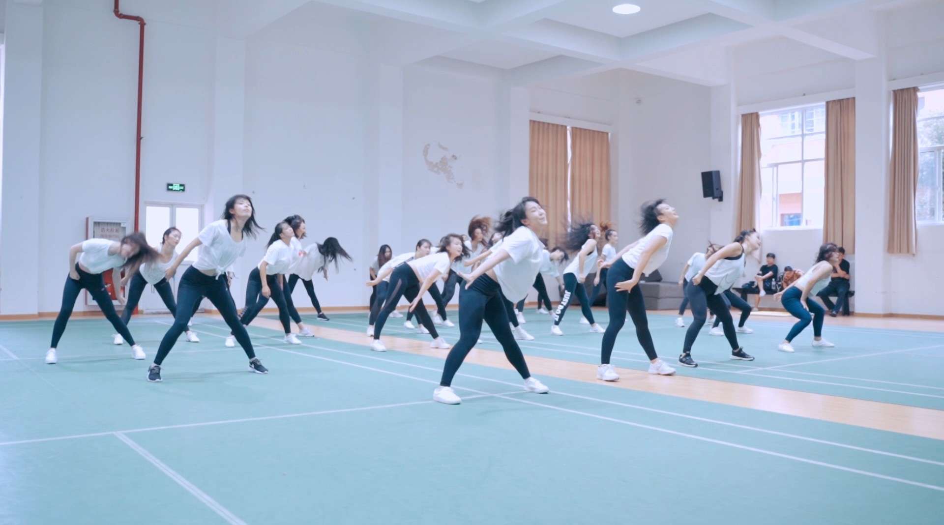 上海市嘉定区业余排球宝贝啦啦队-排练花絮
