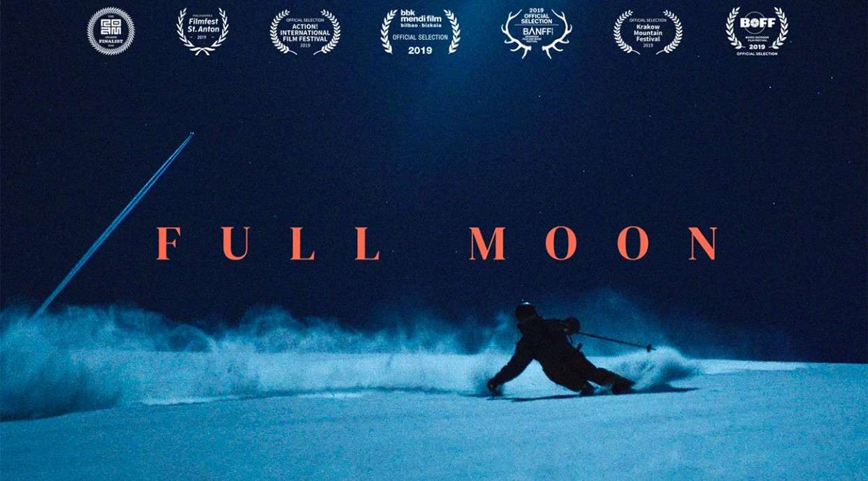 夜间滑雪获奖短片《满月》