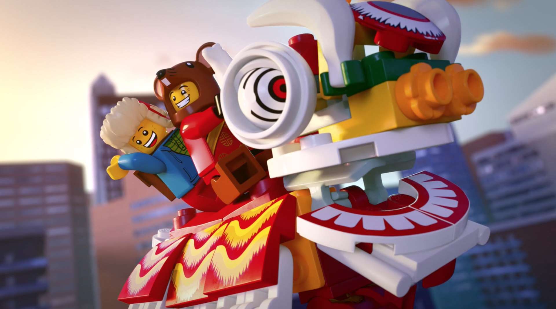LEGO 年味狂想玩得欢 舞狮&庙会合辑