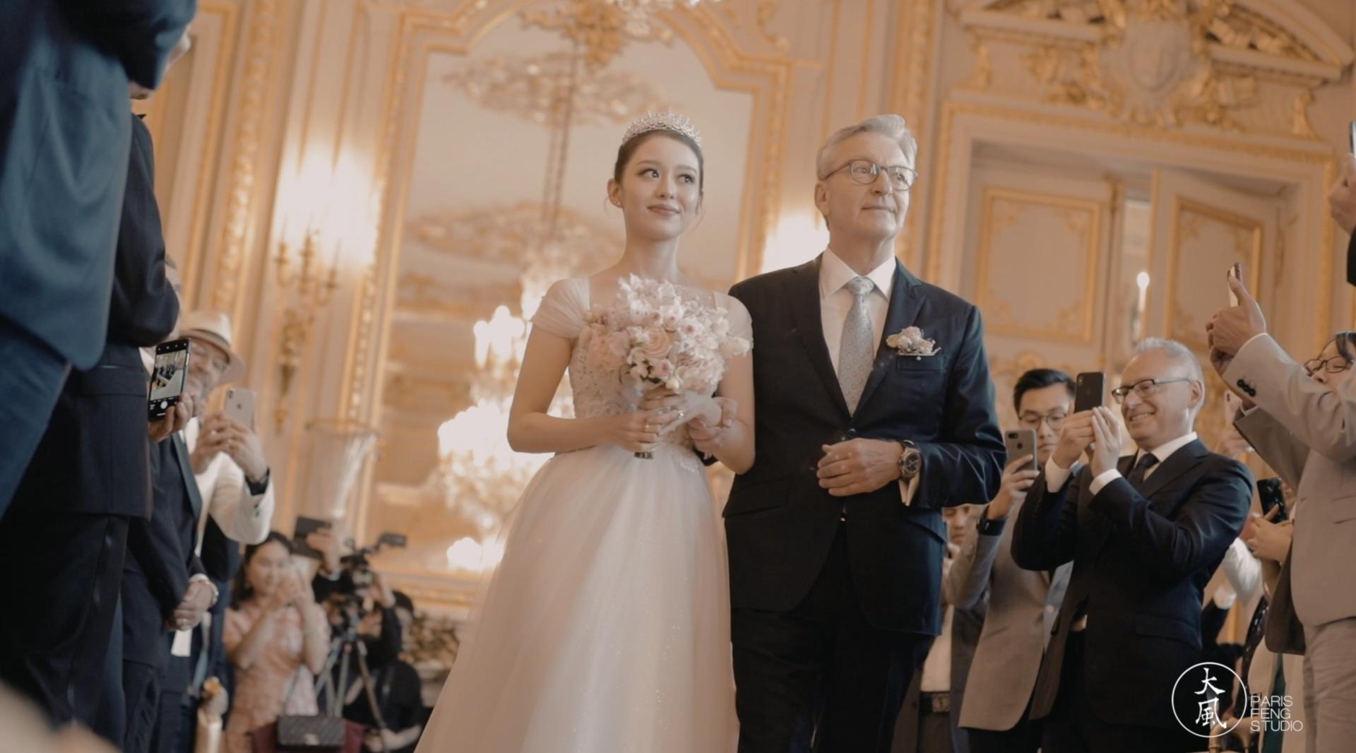 郎朗&吉娜 巴黎大婚 15秒婚礼现场记录预告片