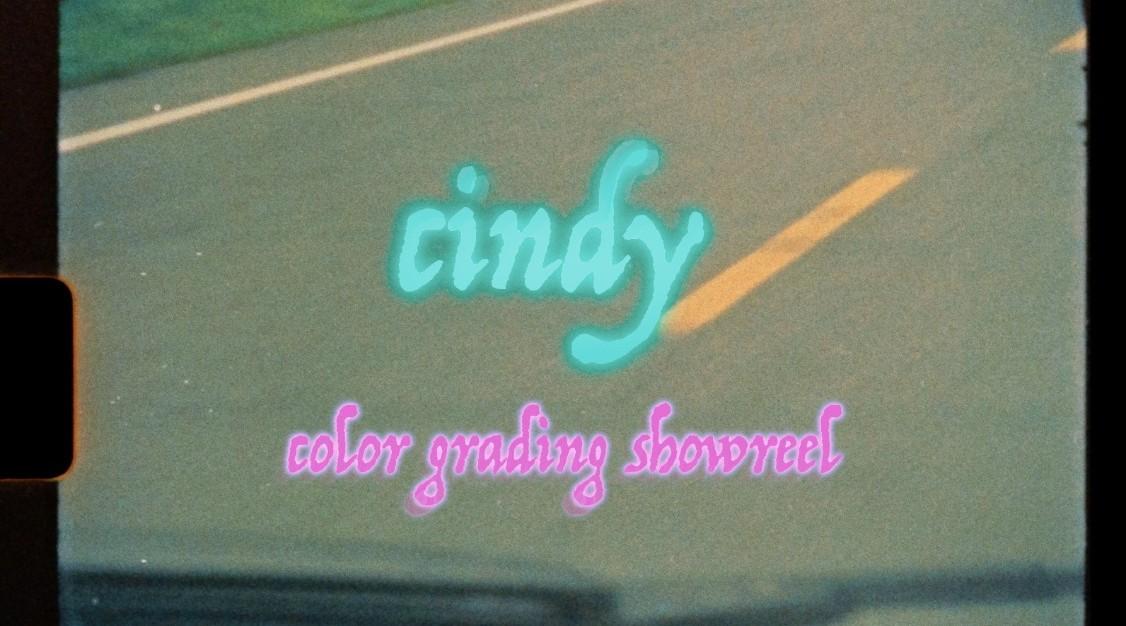 Cindy color grading showreel 2019