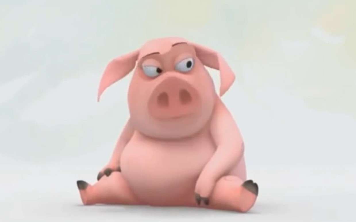 加拿大逗趣动画短片《吃不到曲奇的猪》