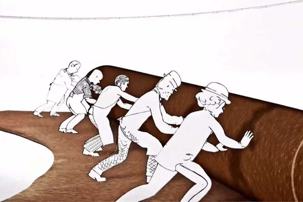 爱马仕复古范儿趣味动画广告短片《时光梭织机》