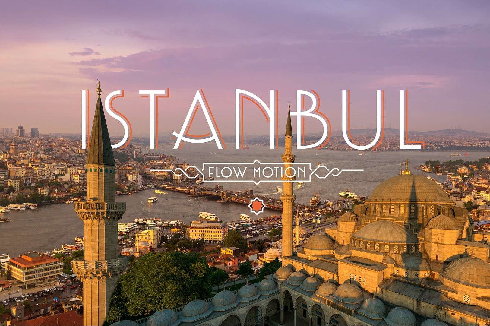 震撼航拍快放大范围延时摄影《伊斯坦布尔的岁月童话》