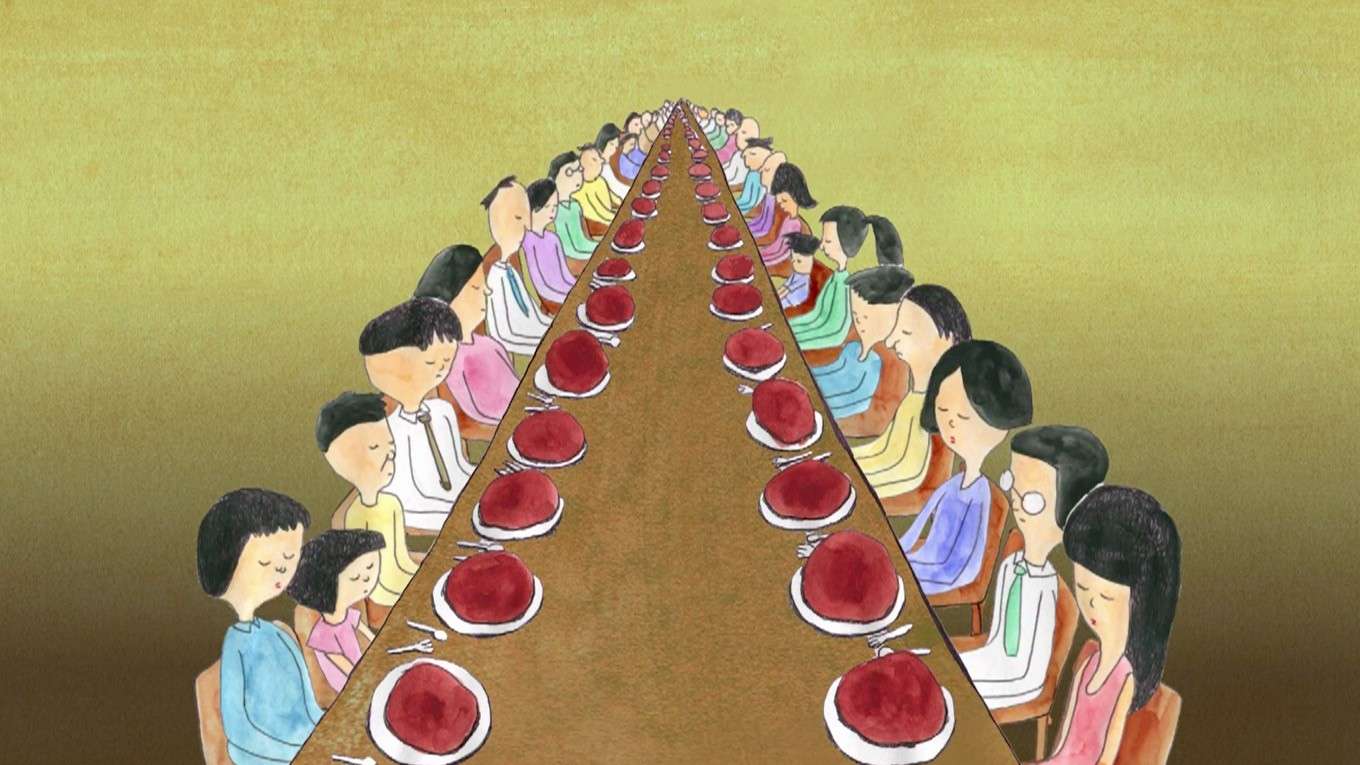 日本学生实验性动画短片《吃货百态》