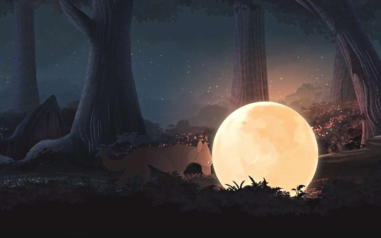 梦幻童趣学生动画《护送月亮的小狼》