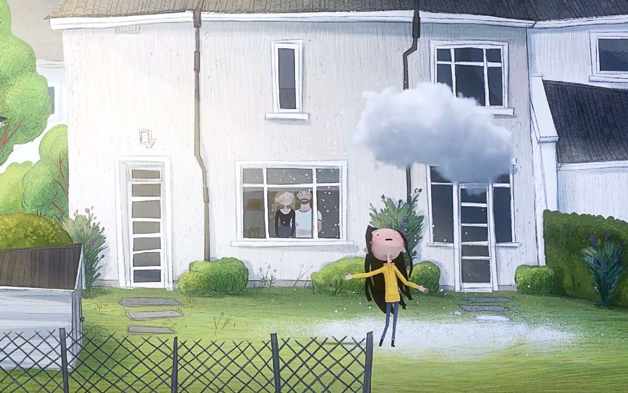 暖心圣诞治愈动画短片《安娜和她的云》