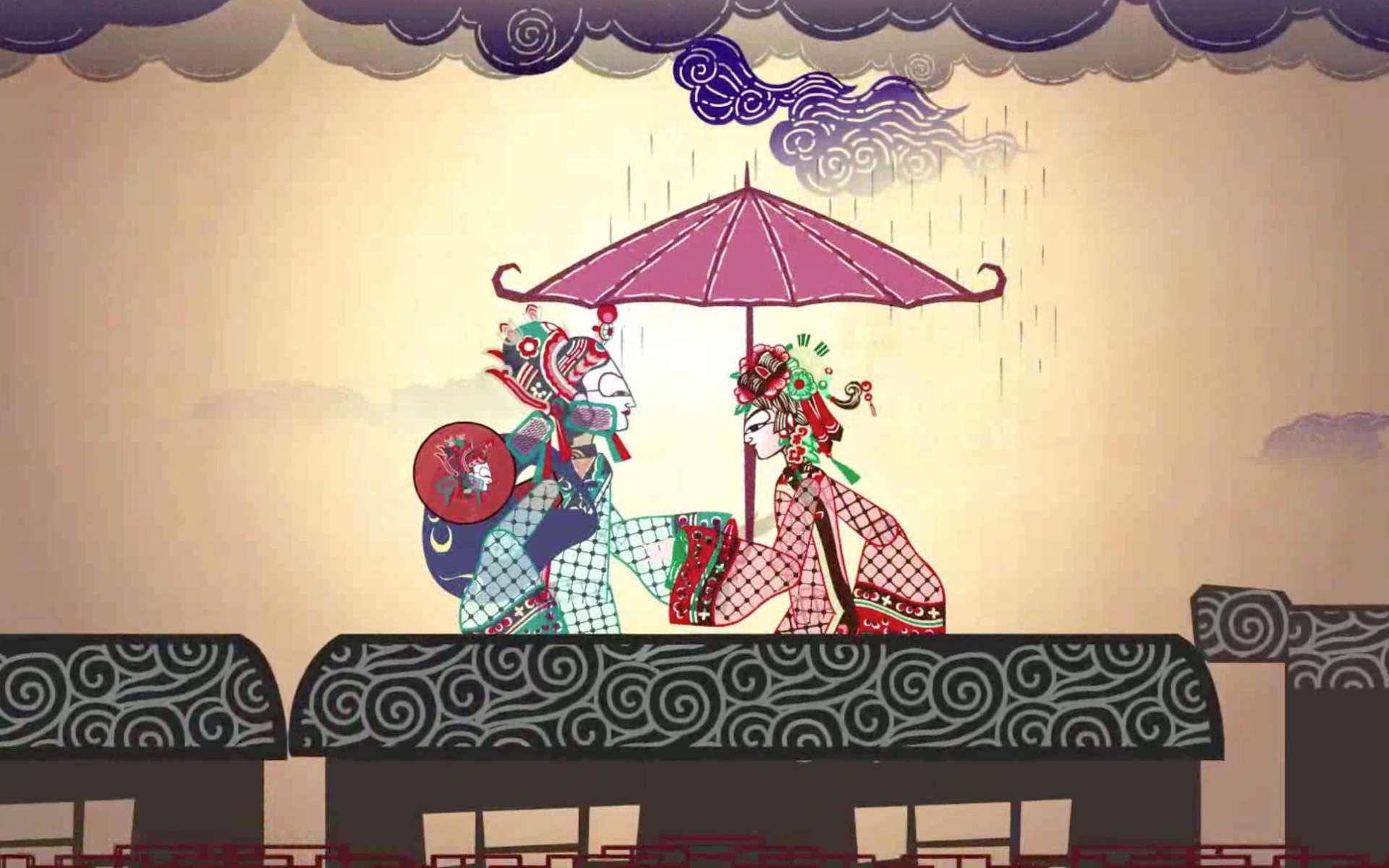 新年皮影戏动画片《花田喜事之新年归家》